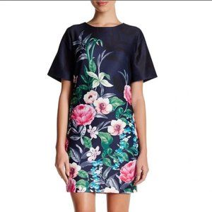 Eliza J Floral Shift Dress